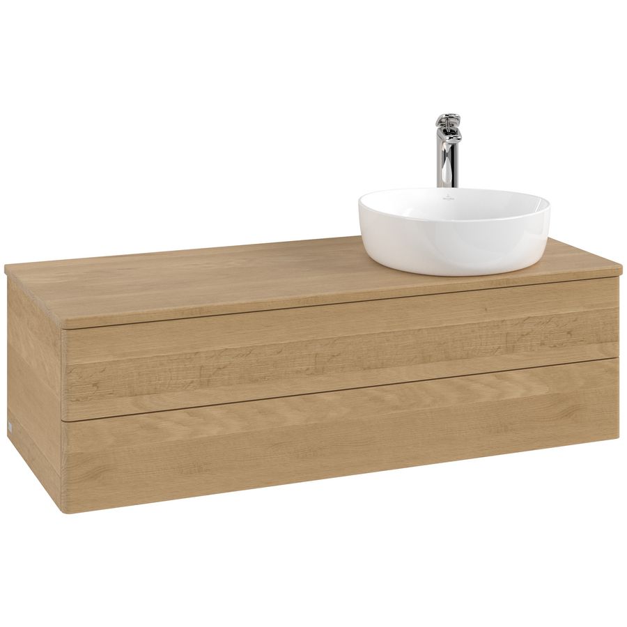 Wastafelonderkast Antao 1200x360x500mm Honey Oak L23051HN