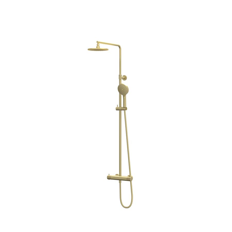 Afbouwdeel regendouche IVY combiset Nexus 1 opbouwthermostaat gebor. mat goud CSN1MPBD
