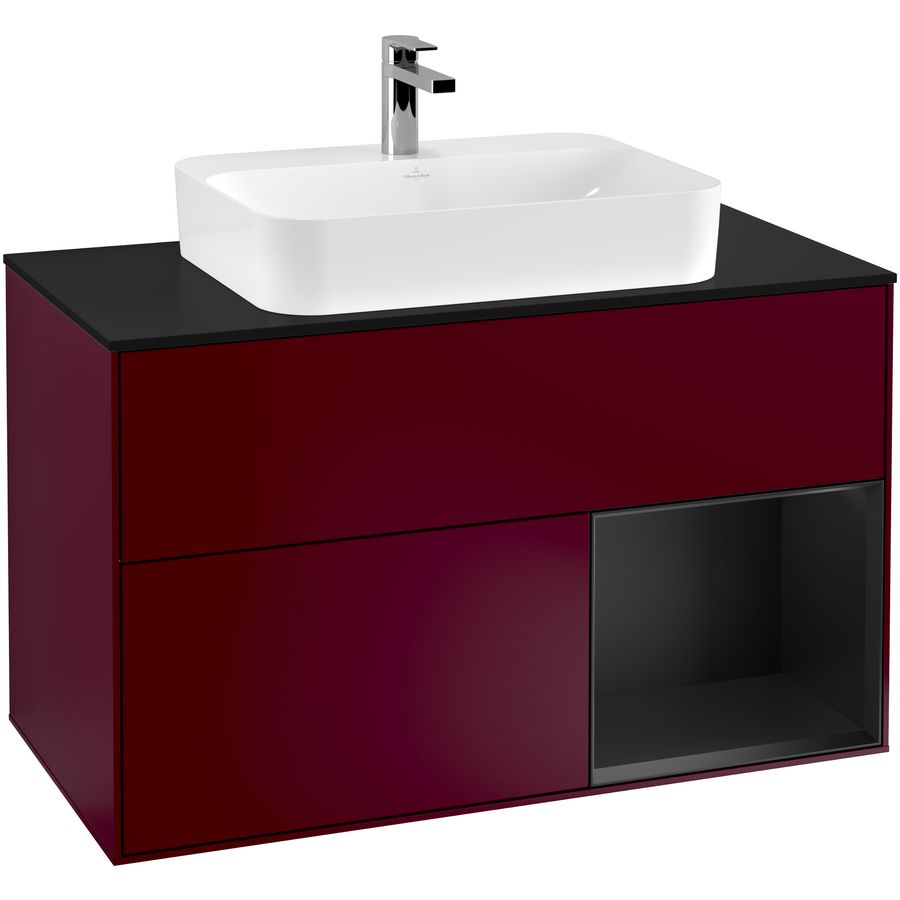 Wastafelonderkast Finion 1000x603x501mm Peony Matt Lacquer F372PDHB