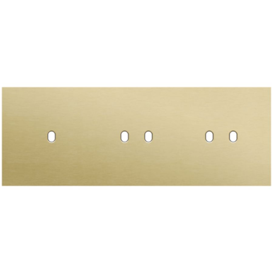 Afdekplaat 3-voud horiz. 71mm centerafst. 227-57703