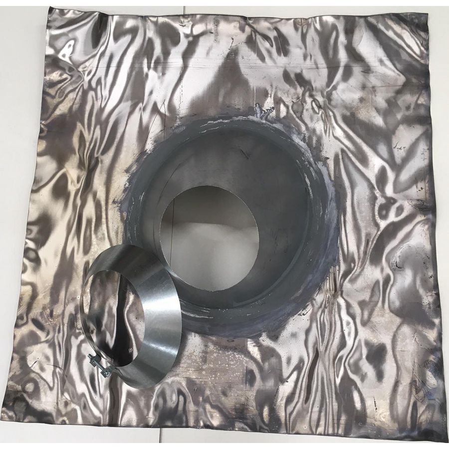 Conische loodslab CL 100/160 25-45° + stormkraag