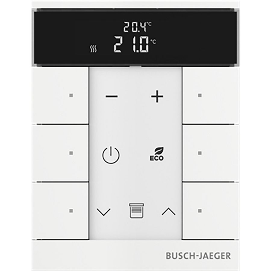 Free@Home Tenton thermostaat 6-voudig studiowit mat (SBR-F-6.0.11-884)