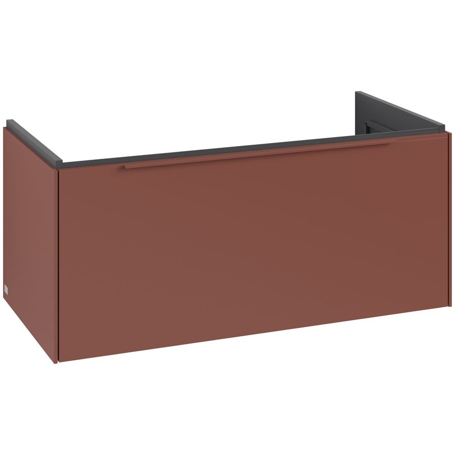 Wastafelonderkastkast SUBWAY 3.0 973x429x478mm Wine Red C56902AH greep monochroom