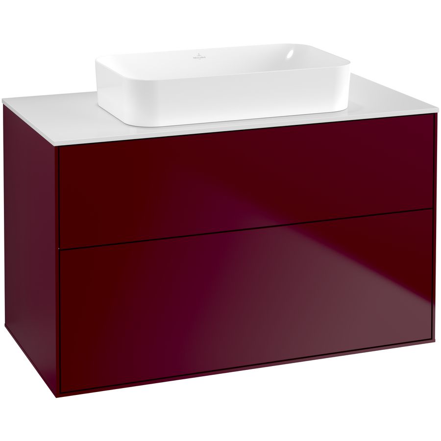 Wastafelonderkast Finion 1000x603x501mm Peony Matt Lacquer F64100HB