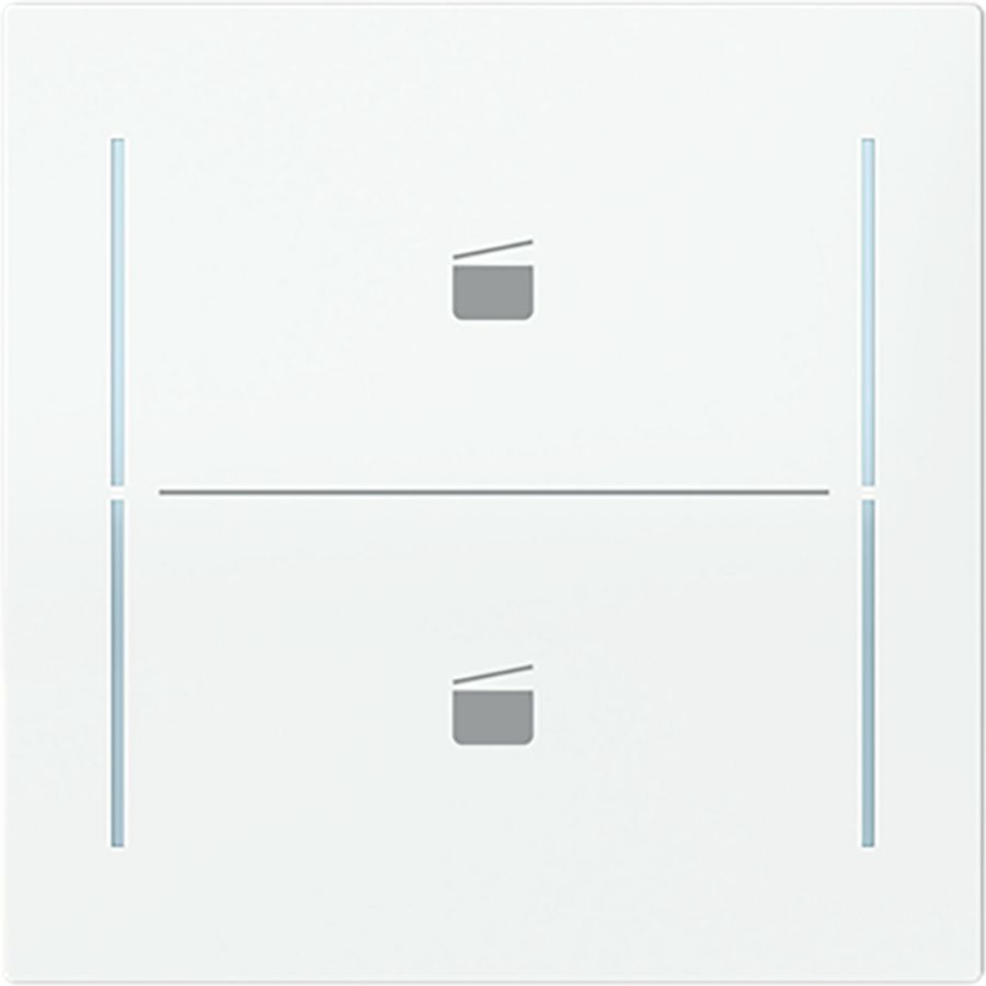Centraalplaat afdekking 2v knop scenesymbool Art-wit (LFST/A.2.70.11-44G)