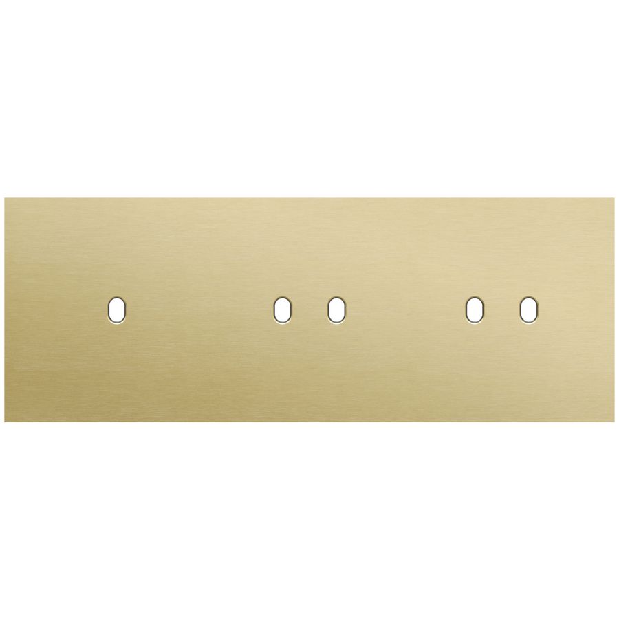 Afdekplaat 3-voud horiz. 71mm centerafst. 227-57703