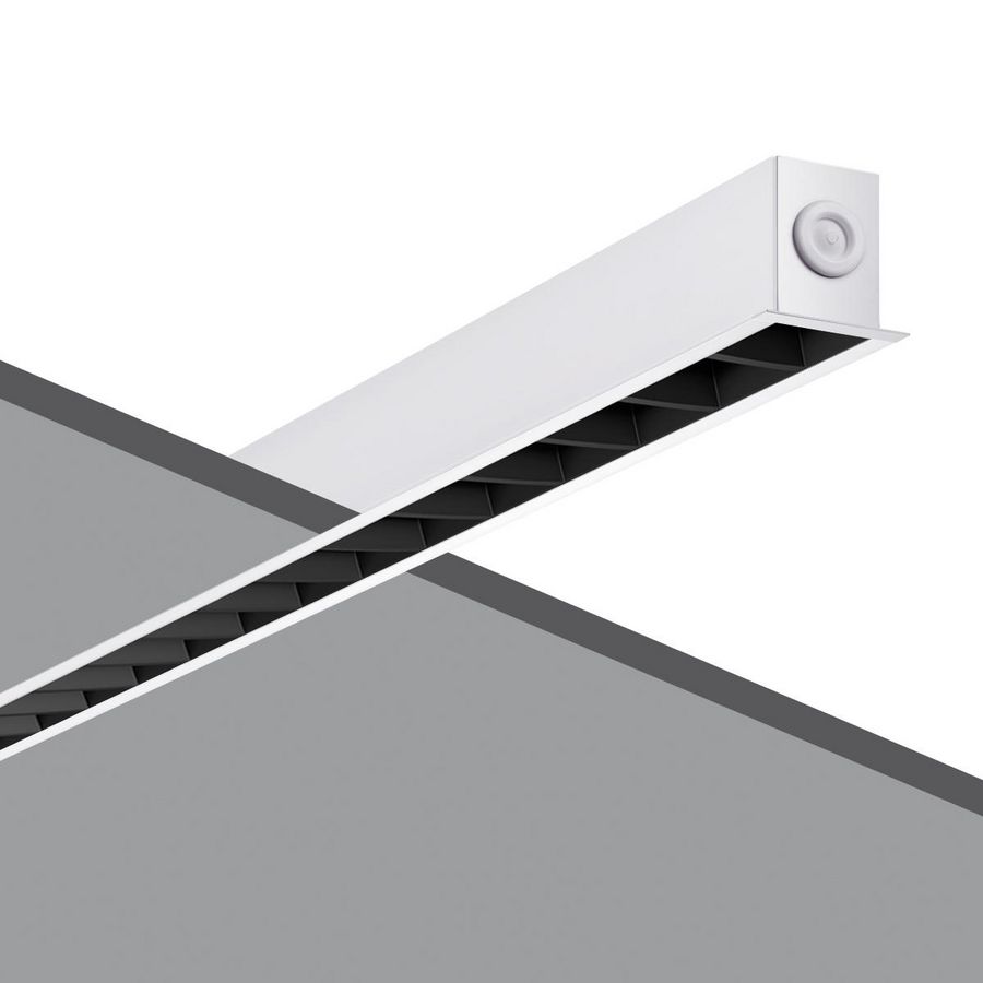 LED-Inbouwarmatuur 3000K 25W DALI zwart raster