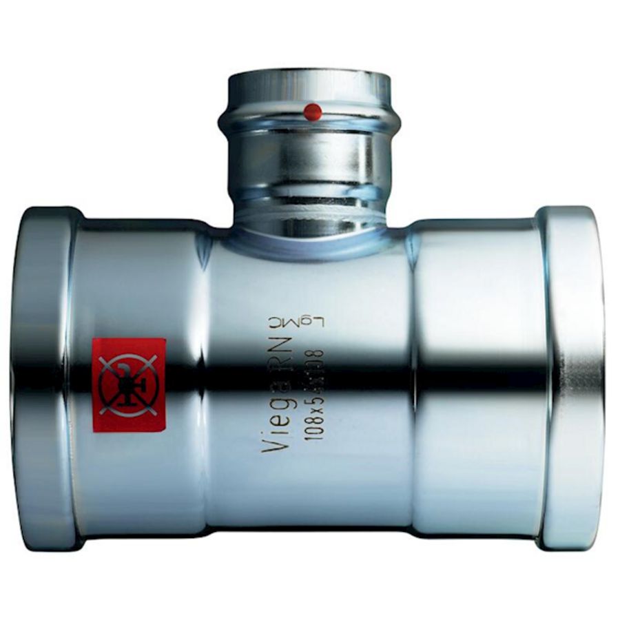 T-koppeling verlopend persaansluiting PRESTABO-XL 108x35x108mm 1118XL