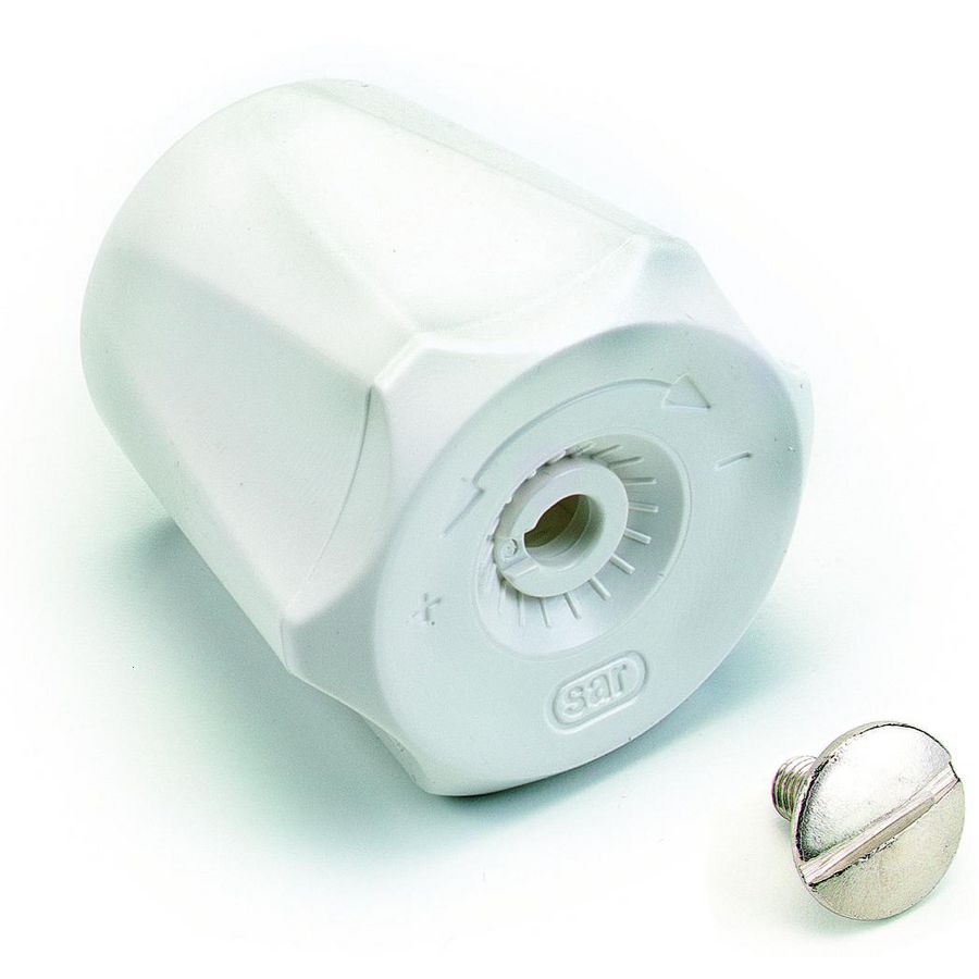 Handbedieningsknop met schroef tbv radiatorafsluiter 42x7,0mm 516K