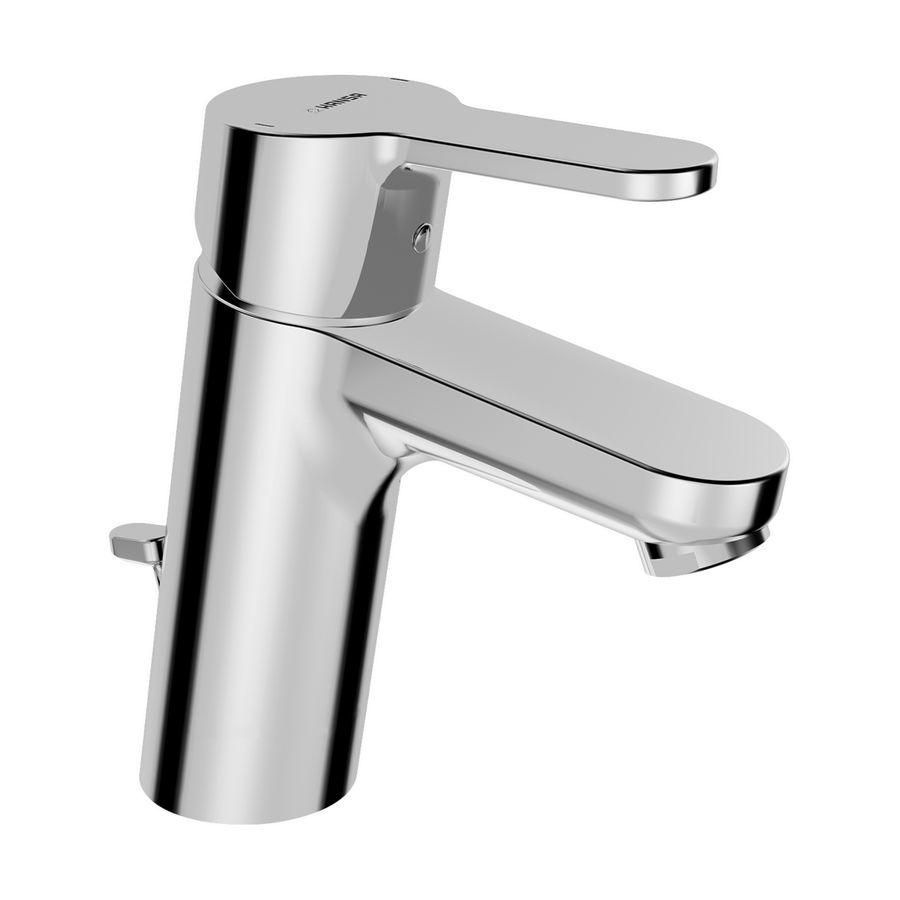 Primo XL 1-gats wastafelmengkraan chroom uitloop 110mm m.waste