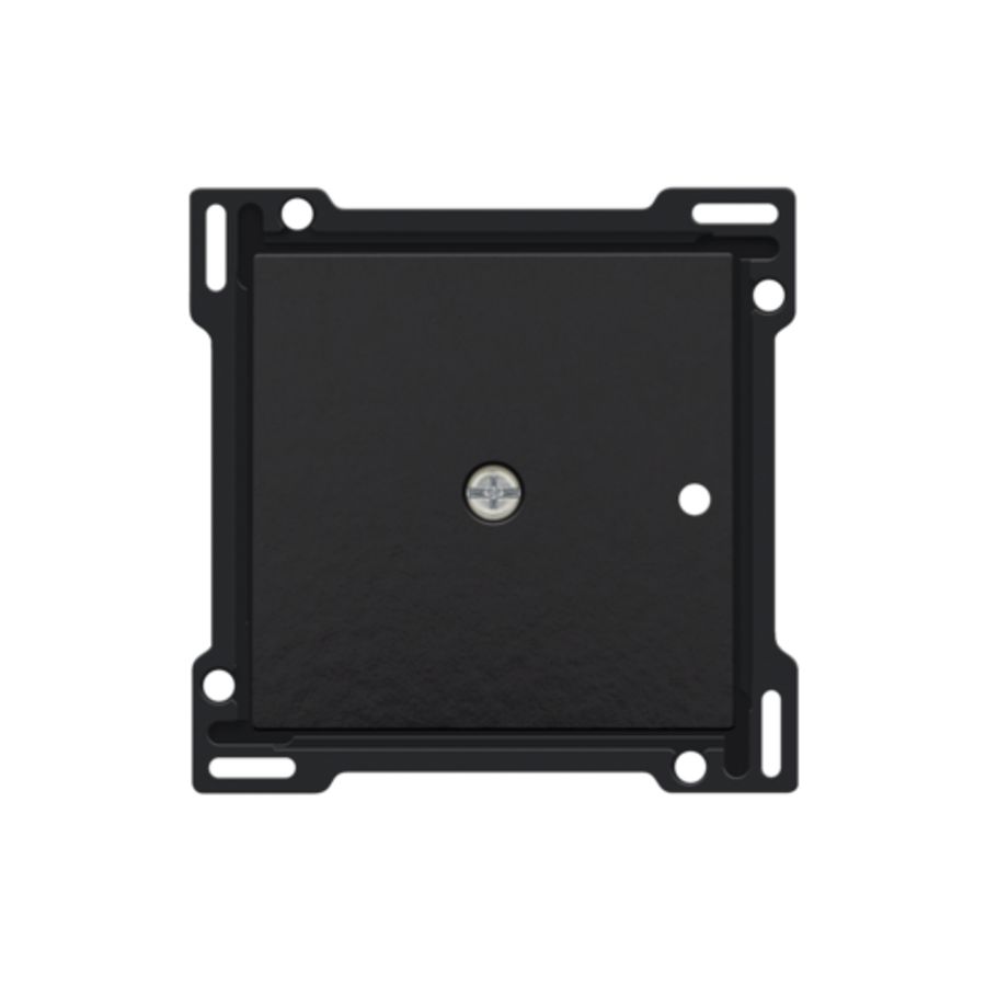 Afwerkingsset 1-kanaals inbouw RF met enkelpolig piano black