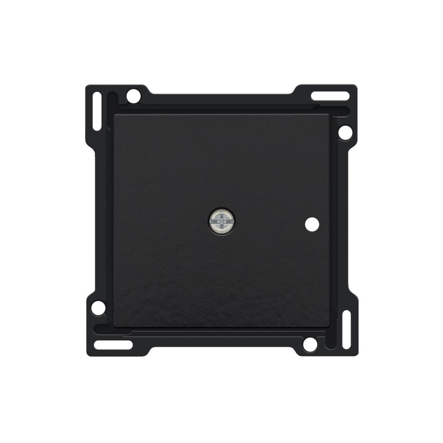 Afwerkingsset 1-kanaals inbouw RF met enkelpolig piano black