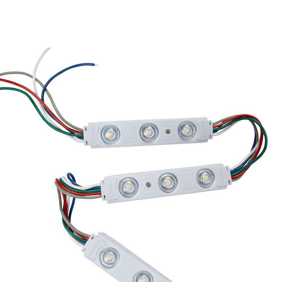 Achtergrondmodule 3x 5050 LED RGBW W=3000K