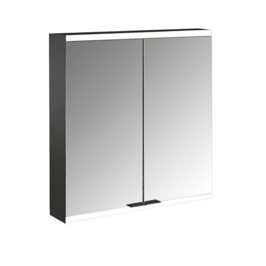 Spiegelkast Prime2 Facelift opbouw 600mm 1 deur Ip 20 Zwart