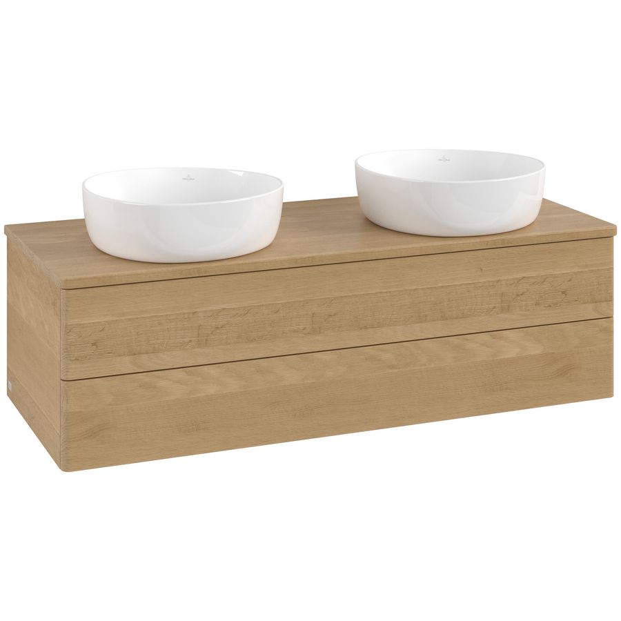 Wastafelonderkast Antao 1200x360x500mm Honey Oak L24011HN