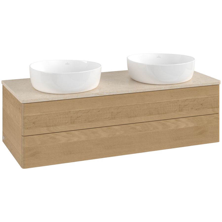 Wastafelonderkast Antao 1200x360x500mm Honey Oak L24013HN