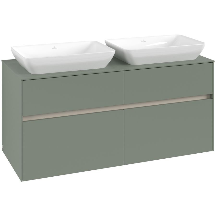 Wastafelonderkast Collaro 1200x548x500mm Soft Green C11500AF