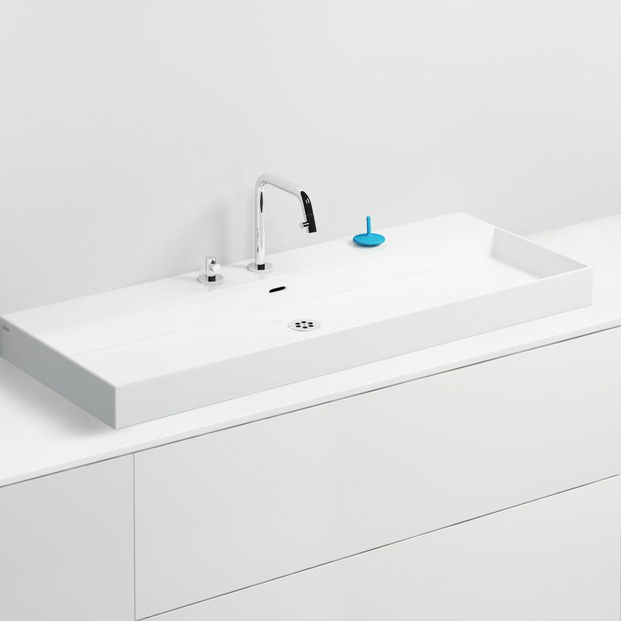 New Wash Me wastafel + 3 voorbewerkte kraangaten CL/02.01438
