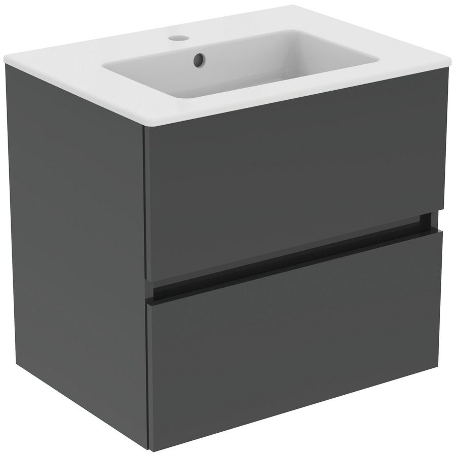 Wastafelmeubel pack 600mm grijs tiempo