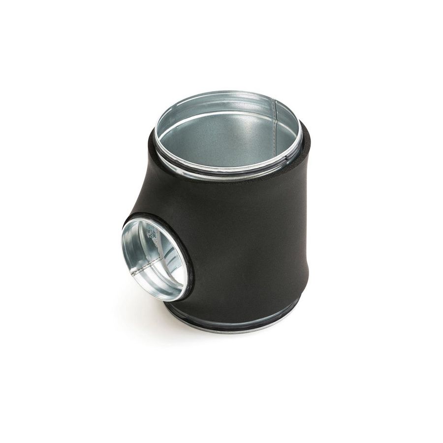 T-stuk RTDI 90° 125mm dampdicht met Armaflex isolatie 13mm KEN-LOK