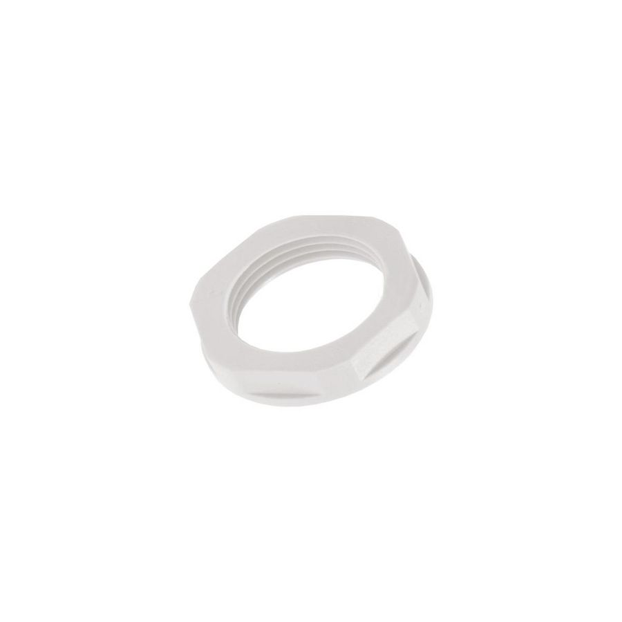 Contramoer 3/8" Polyamide Grijs-wit (RAL 7035) VVE=100