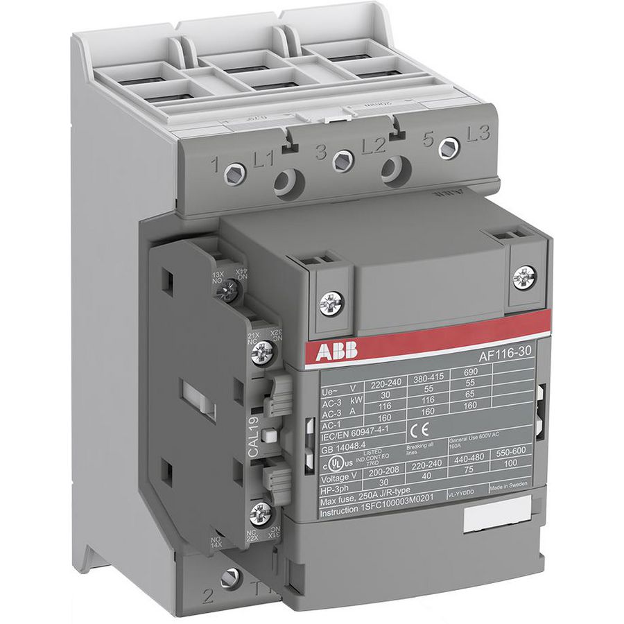 Magneetschakelaar 55kW 400V 3P spoelcode 14a