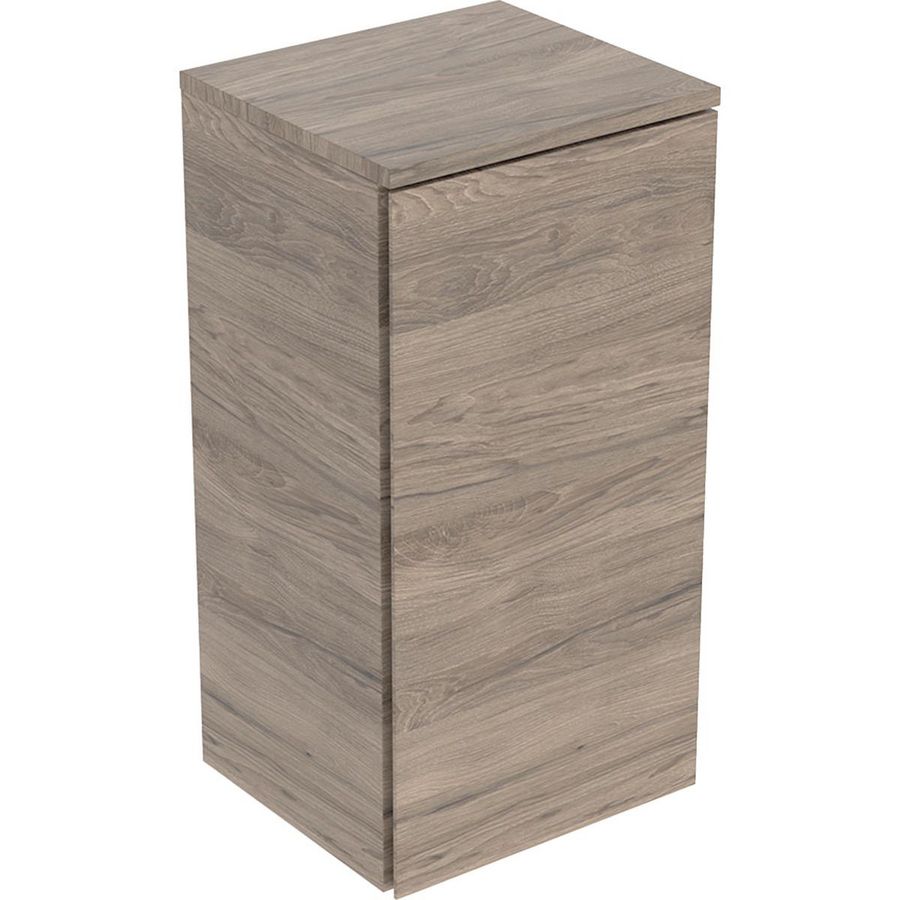 Zijkast 1 deur 33x65x29.7cm walnoot hickory / Melamine houtstructuur