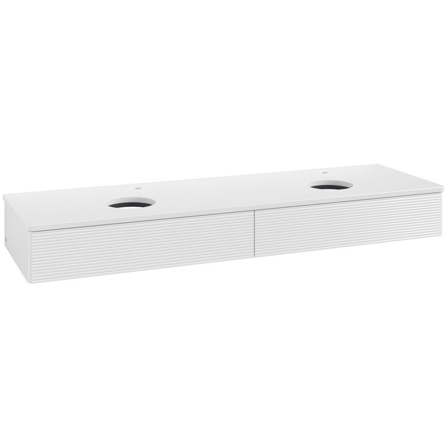 Wastafelonderkast Antao 1600x190x500mm G.White.L K17150GF