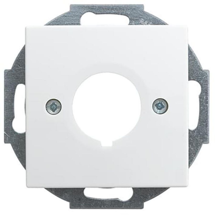 Centraalplaat boring 22.5mm SI-B-alpinwit