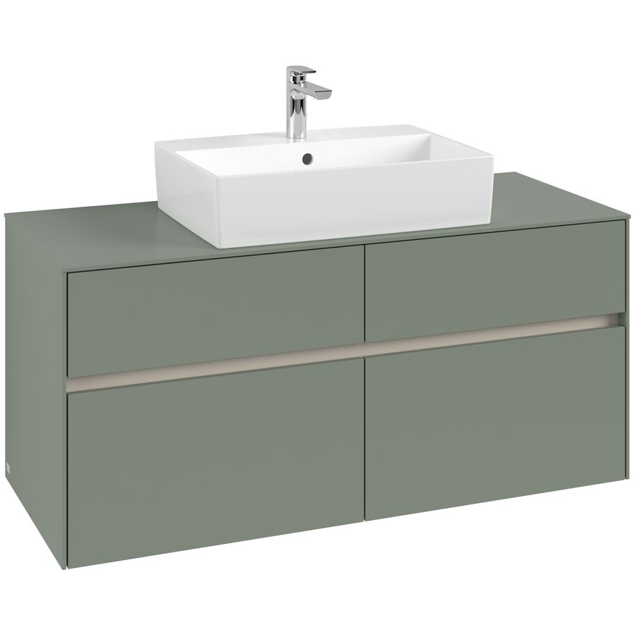 Wastafelonderkast Collaro 1200x548x500mm Soft Green C12800AF