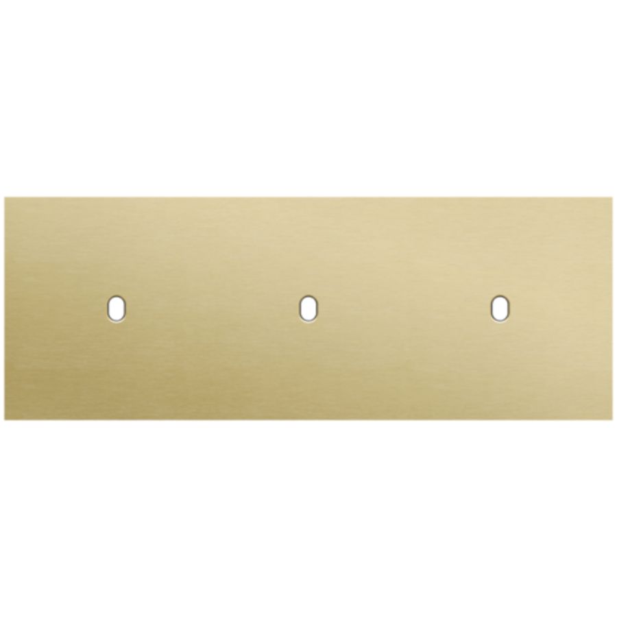 Afdekplaat 3-voud horiz. 71mm centerafst. 227-57701
