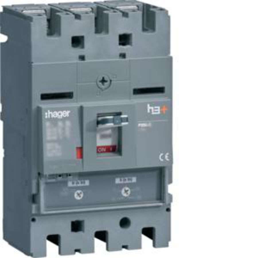 Vermogensautomaat h3+ P250 TM 3P3D 250A25 kA boutaansl.