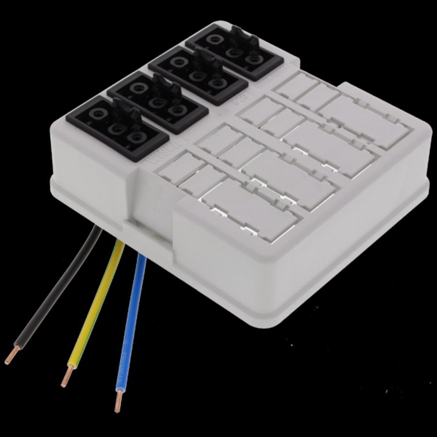 Connectordeksel tbv WHK 608 kabeldoos, snap-fit, chassisdeel 4x3-polig (WHK608SD-4x3p-Ad-v) VVE=5