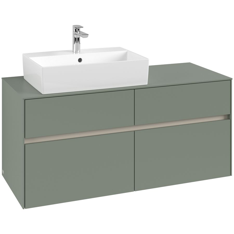 Wastafelonderkast Collaro 1200x548x500mm Soft Green C12900AF