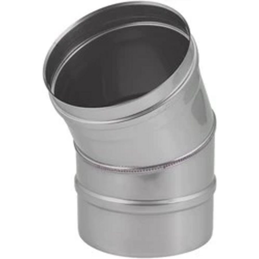 Enkelwandig Ø100mm bocht 30° I316L (D0,5)