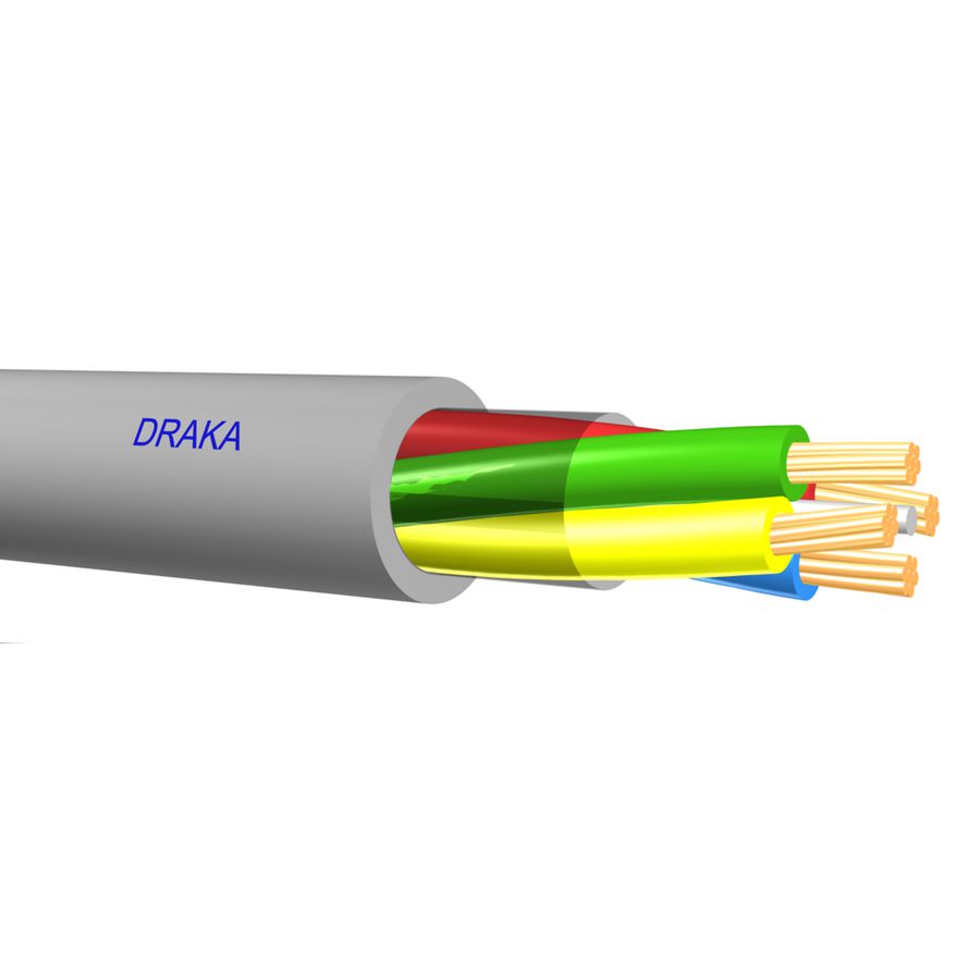 Haspel a 1000m. Detectieluskab Li2YY TD-LC gy# 1x4x0,5mm²