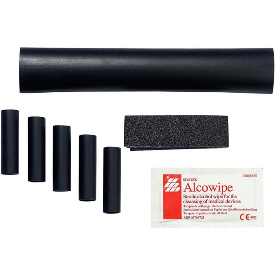 Laagspanningskit 1,5mm² - 6mm² L=200mm lijm Zwart VVE=100