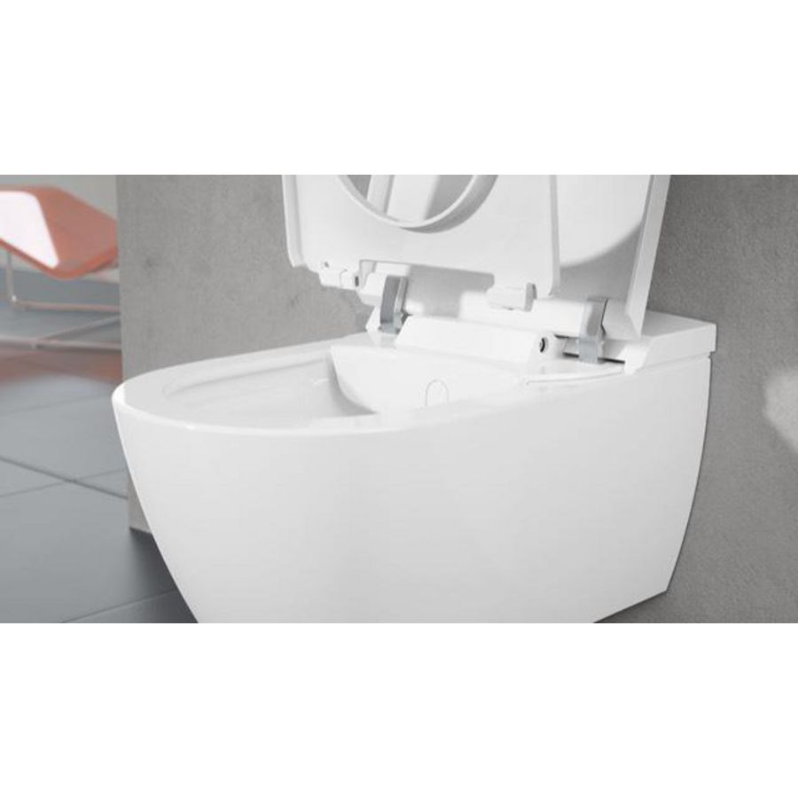 Douchecloset ViClean-I100 diepspoel DF wit C+ incl. zitting