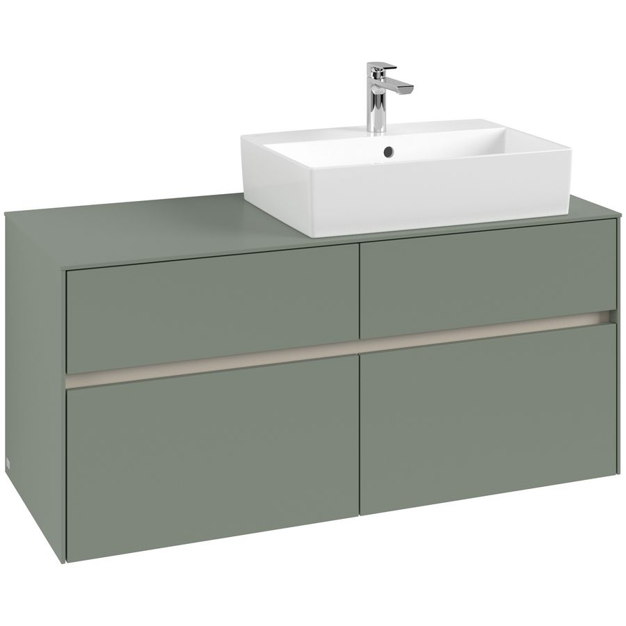 Wastafelonderkast Collaro 1200x548x500mm Soft Green C130B0AF