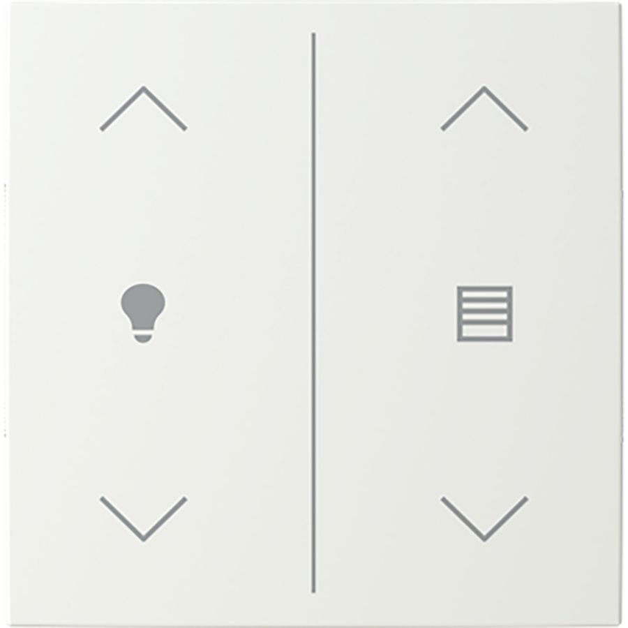 Centraalplaat afdekking 2v wip dim/jaloezie symb B-alpinwit (LFDW/A.2.55.11-914)