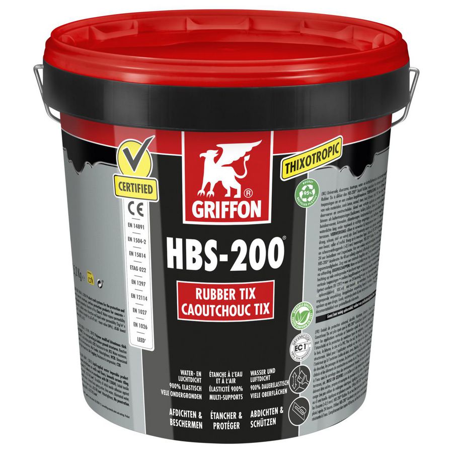 Vloeibaar rubber HBS-200 Tix emmer 5ltr.