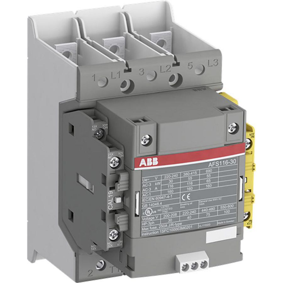 Magneetschakelaar 55kW 400V 3-polig Vlag aansl spoelcode 33