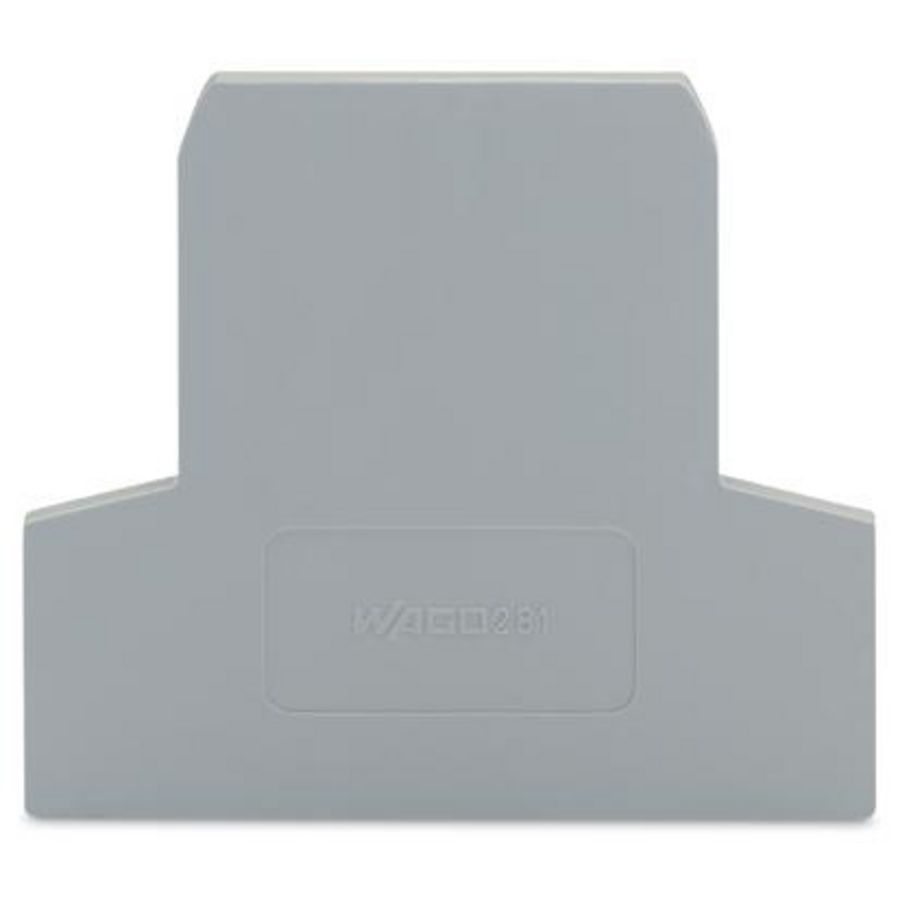 Afsluit-+tussenplaat 2,5mm grijs 281-311 VVE=25