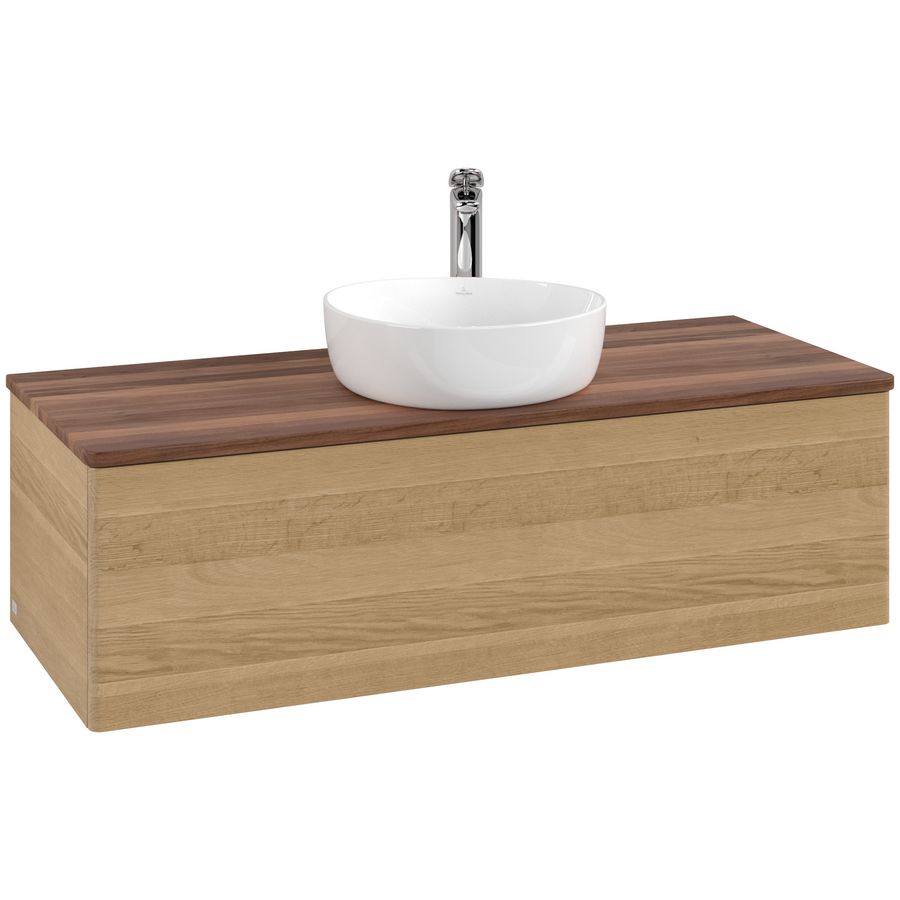 Wastafelonderkast Antao 1200x360x500mm Honey Oak L32052HN