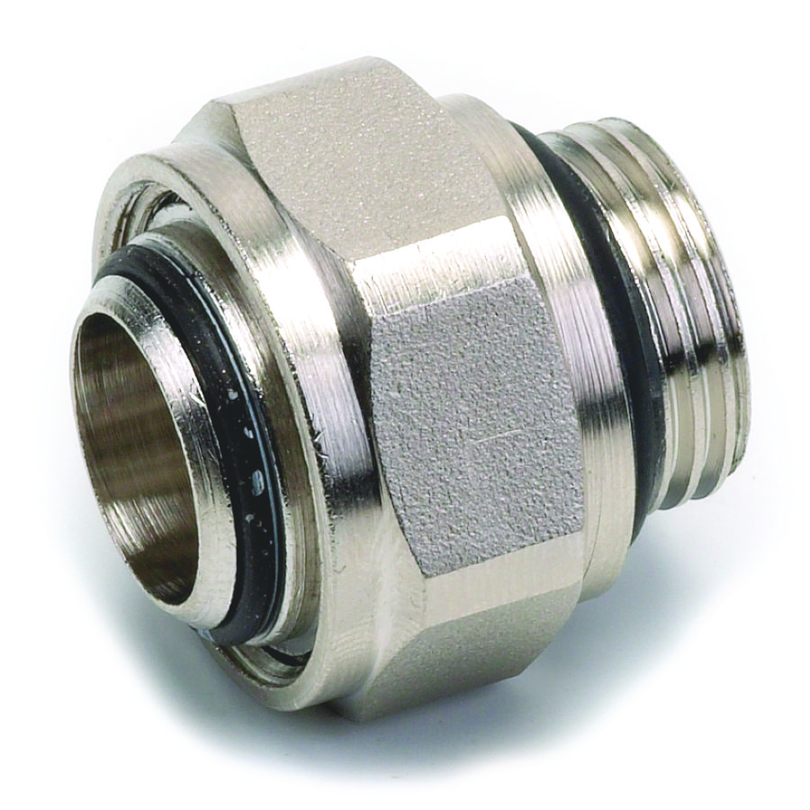 Staartstuk 1/2" 30mm vernikkeld zelfdichtend L383JT