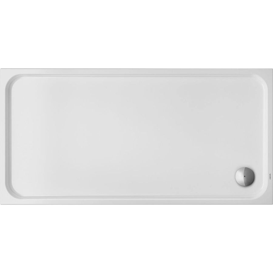 Douchebak D-Code 1800x900mm, wit wit, rechthoekig