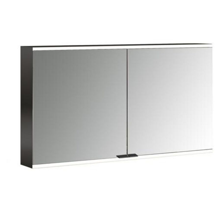 Spiegelkast Prime2 Facelift opbouw 1200mm 2 deur Ip 20 Zw