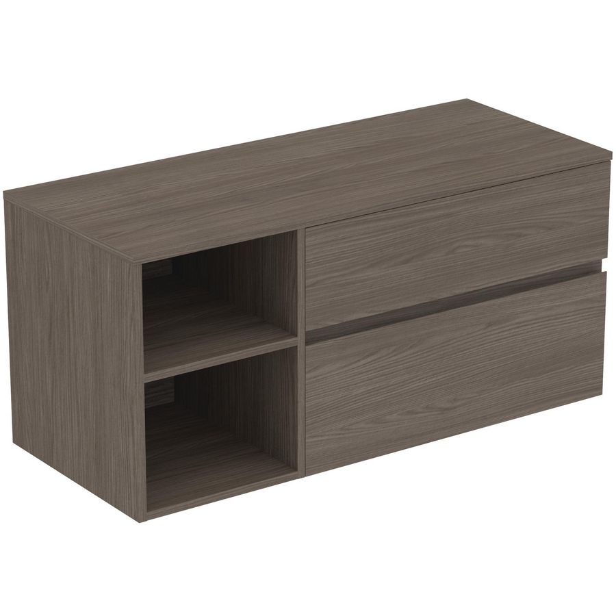 Wastafelmeubel 1202x505x558mm dark elm 2 laden Finesse E3438UR