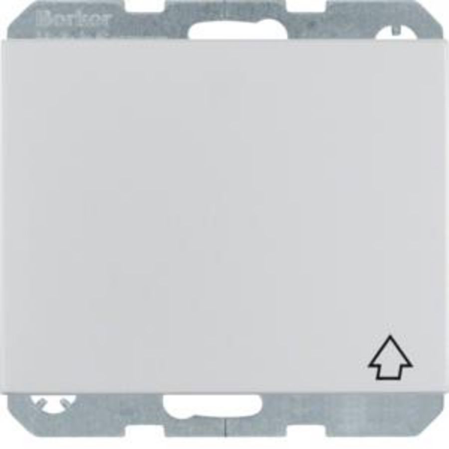 Wandcontactdoos RA aanraakveilig kd berker K.1/K.5 aluminium