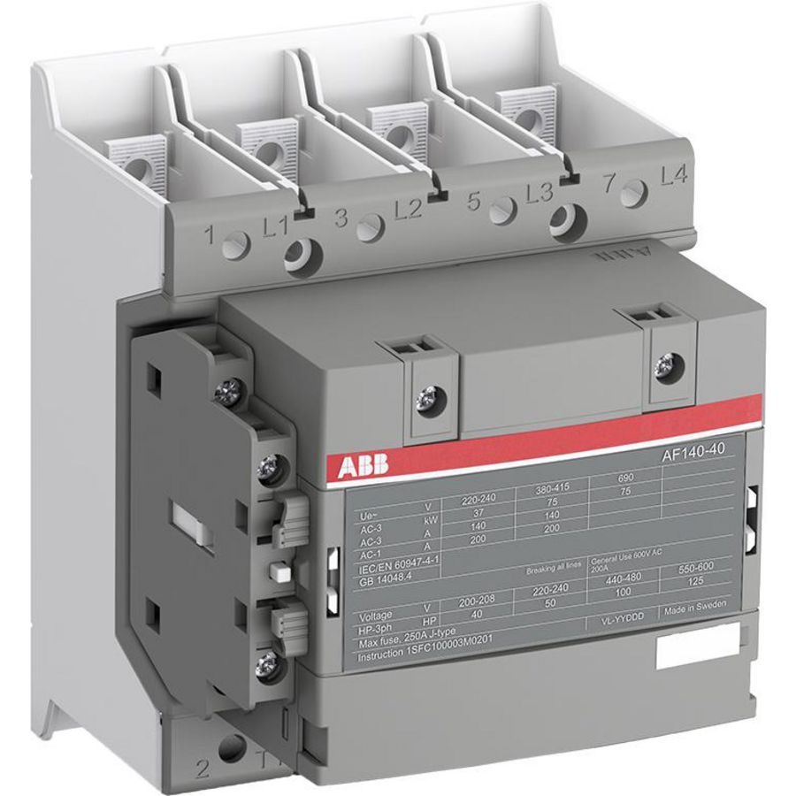 Magneetschakelaar 55kW 400V 4P spoelcode 12 1SFL427102R1211